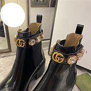 Gucci Trip Bootie with Jewels - 5