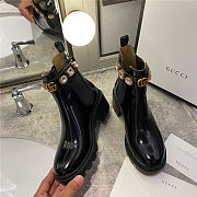 Gucci Trip Bootie with Jewels - 3