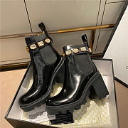 Gucci Trip Bootie with Jewels - 4