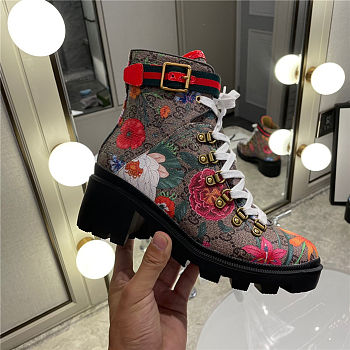 Gucci Flora Ankle Boot