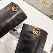 Gucci Black 598170 Double G Leather Knee Boots USD 270.00  - 2