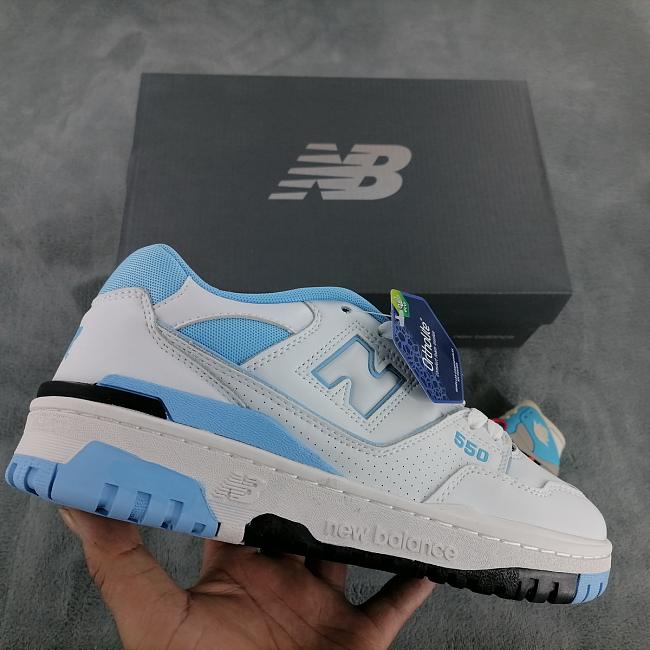 New Balance 550 UNC White University Blue - 1