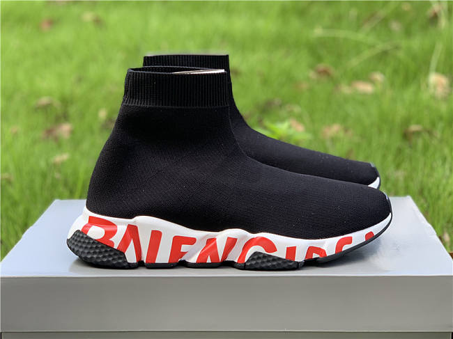 Balenciaga Graffiti Speed Red Sole 605972W05GE1095 - 1