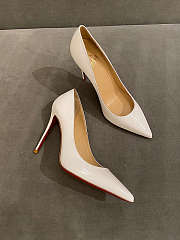 Christian Louboutin KATE 100 WHITE Leather 3190048W222 - 6