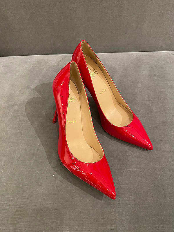 Christian Louboutin KATE 100 RED Leather 3191411R251 - 1