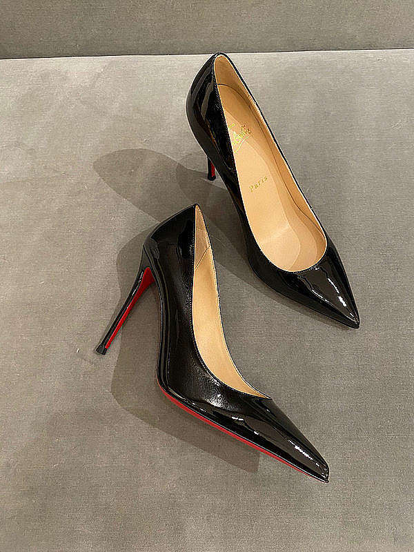 Christian Louboutin KATE 100 BLACK Leather 3191411BK01 - 1