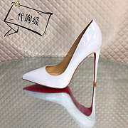 Christian Louboutin SO KATE 120 WHITE PATENT - 6