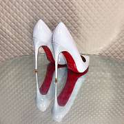 Christian Louboutin SO KATE 120 WHITE PATENT - 5