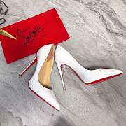 Christian Louboutin SO KATE 120 WHITE PATENT - 4