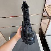 Balenciaga Tractor 20mm Zip Up Boot Black 615679WA8E91000 - 4