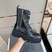 Balenciaga Tractor 20mm Zip Up Boot Black 615679WA8E91000 - 3