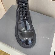 Balenciaga Tractor 20mm Zip Up Boot Black 615679WA8E91000 - 2