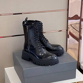 Balenciaga Tractor 20mm Zip Up Boot Black 615679WA8E91000