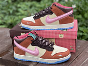 Nike Dunk Mid Social Status Free Lunch Chocolate Milk DJ1173-700 - 2