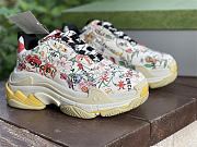 Gucci x Balenciaga The Hacker Project Triple S Flora Print 677195UL110 8461 - 1