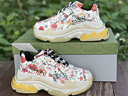 Gucci x Balenciaga The Hacker Project Triple S Flora Print 677195UL110 8461 - 5