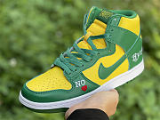 Supreme x SB Dunk High “Brazil” DN3741-002 - 6