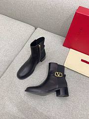 VLOGO SIGNATURE CALFSKIN ANKLE BOOT 30MM WW2S0CT1PYH0NO - 2