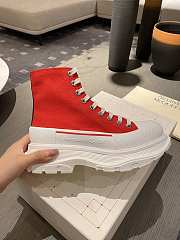 Alexander Mcqueen Chunky Sole High Red - 2