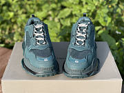 Balenciaga Triple S Clear Sole Full Dark Green 541624W2GA13210 - 4