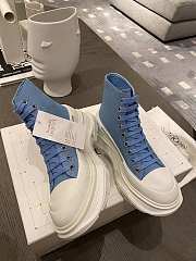 Alexander Mcqueen Chunky Sole High Blue - 5