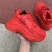 Balenciaga Triple S Allover Logo Red 536737W2FA16010 - 1