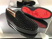 Christian Louboutin Roller-Boat Mens Flat Black - 1