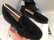 Christian Louboutin Roller-Boat Mens Flat Black - 6