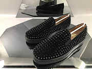 Christian Louboutin Roller-Boat Mens Flat Black - 2