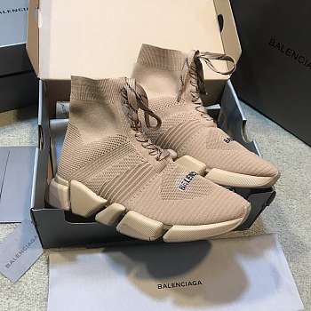 Balenciaga Speed Lace Up Triple Beige 587289W17019710