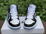 Air Jordan 1 Mid University Black White (W) BQ6472-102 - 5