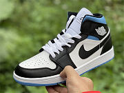 Air Jordan 1 Mid University Black White (W) BQ6472-102 - 4