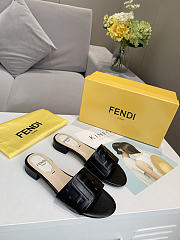 Fendi Black leather slides 8R7093AADSF0QA1 - 4