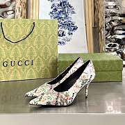 Gucci x Balenciaga The Hacker Project Knife pump Flora Print 676558 UL300 8446 - 5