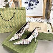 Gucci x Balenciaga The Hacker Project Knife pump Flora Print 676558 UL300 8446 - 2