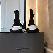 Balenciaga Speed 2.0 Black Green Sole - 5