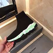 Balenciaga Speed 2.0 Black Green Sole - 3