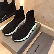 Balenciaga Speed 2.0 Black Green Sole - 2