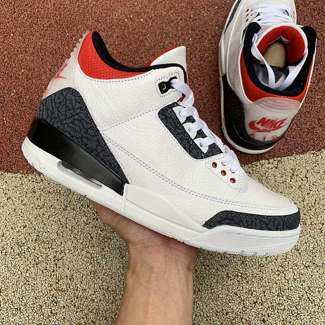 Air Jordan 3 Retro SE Fire Red Denim (2020) CZ6431-100 - 1