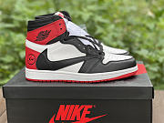 Travis Scott x Fragment x Air Jordan 1 High OG Red Black White DH3227-600 - 4