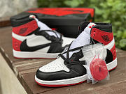 Travis Scott x Fragment x Air Jordan 1 High OG Red Black White DH3227-600 - 2