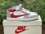 Air Jordan 1 Low SE Light Smoke Grey Gym Red DC6991-016 - 5