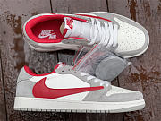 Air Jordan 1 Low SE Light Smoke Grey Gym Red DC6991-016 - 4