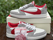 Air Jordan 1 Low SE Light Smoke Grey Gym Red DC6991-016 - 3