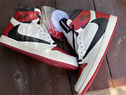 Fragment Design x Travis Scott x Air Jordan 1 High OG SP White Red Black CQ4278-099 - 4