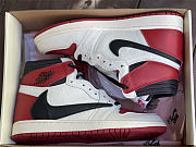 Fragment Design x Travis Scott x Air Jordan 1 High OG SP White Red Black CQ4278-099 - 3