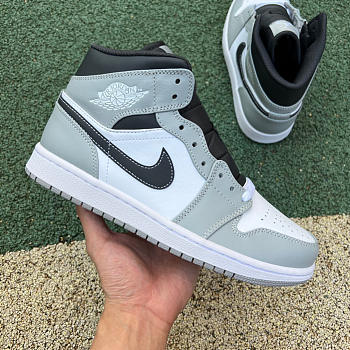 Air Jordan 1 Mid Light Smoke Grey Anthracite 554724-078