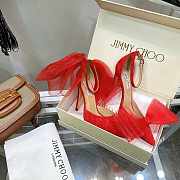 Jimmy Choo Aveline 100 sandals in Red - 1