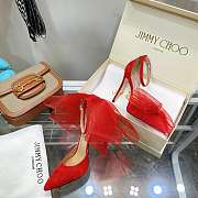 Jimmy Choo Aveline 100 sandals in Red - 3