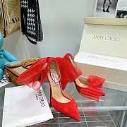 Jimmy Choo Aveline 100 sandals in Red - 2